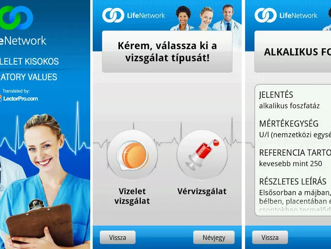 Laborlelet Kisokos - Android platformra 
