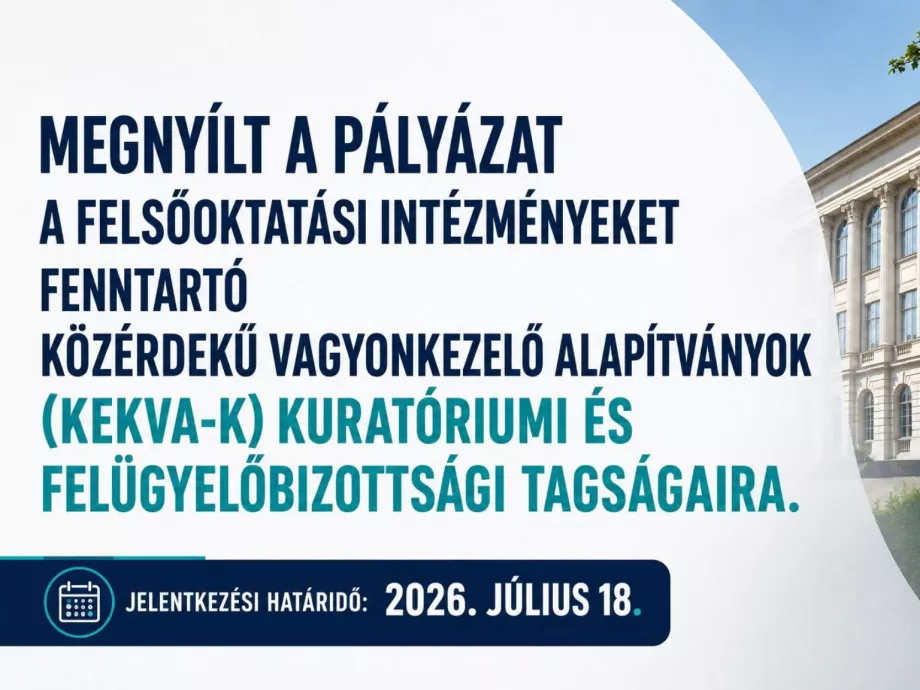 Megnyílt a pályázat az orvosegyetemeket fenntartó alapítványoknál is