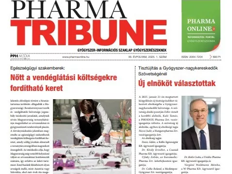 Megjelent a Pharma Tribune 2025. évi 1. száma